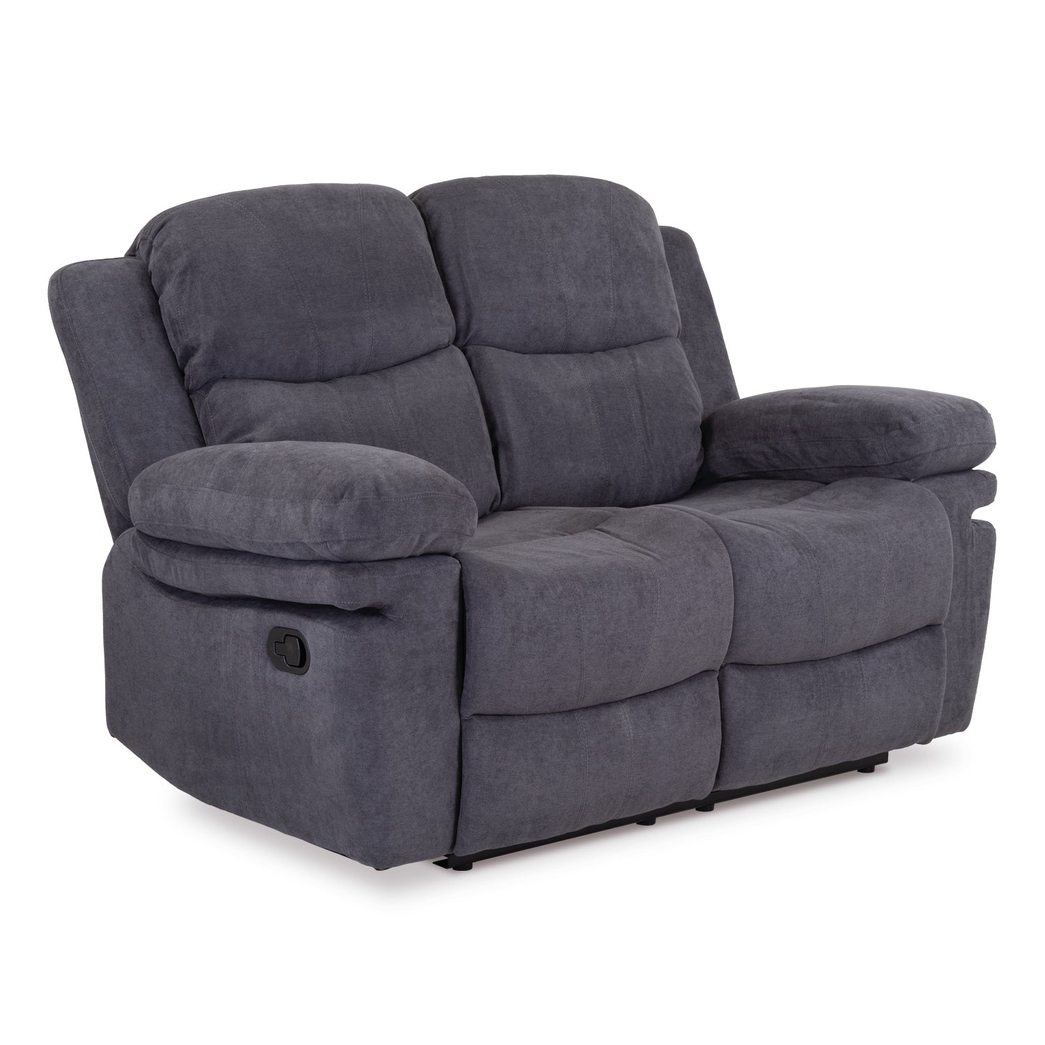 Sofá Reclinable  3 Ptos Nordis Gris Plomo