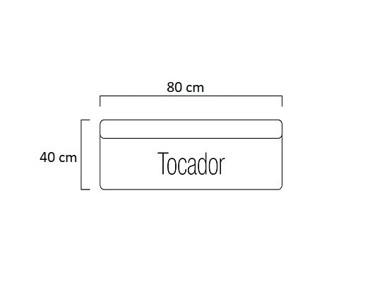 Tocador Tiana Taupe Perla