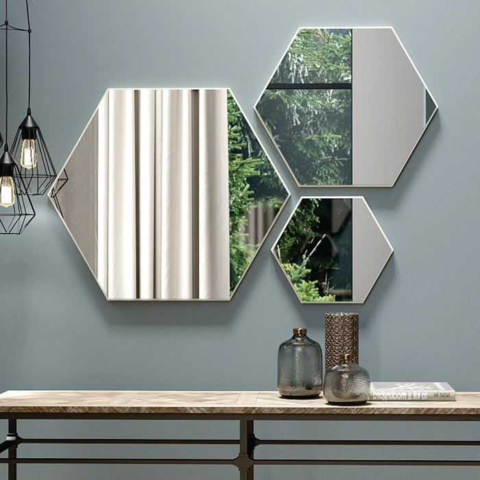 Espejo Axxis Blanco Set X3