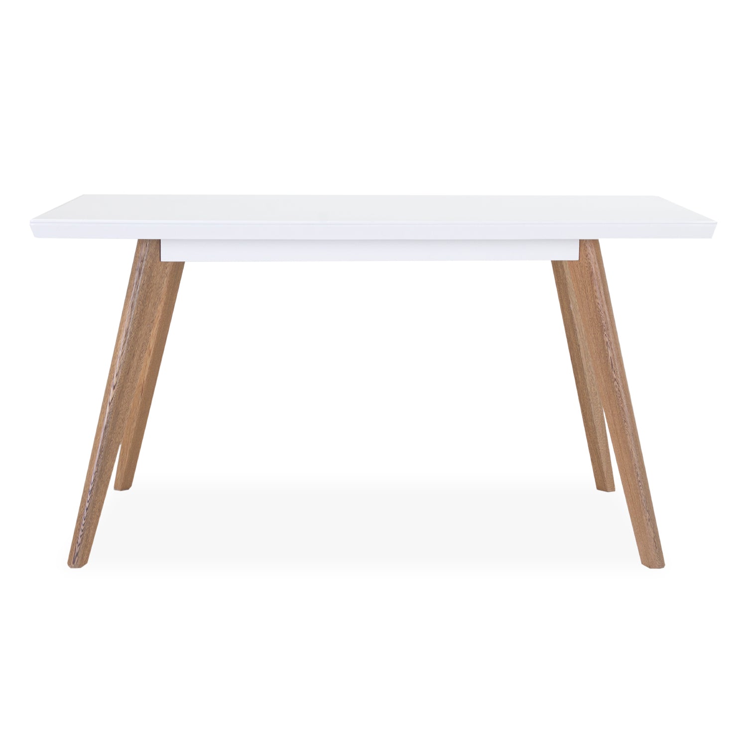 Comedor 6 Ptos Bruno Eurolino Marfil, Natural y Blanco