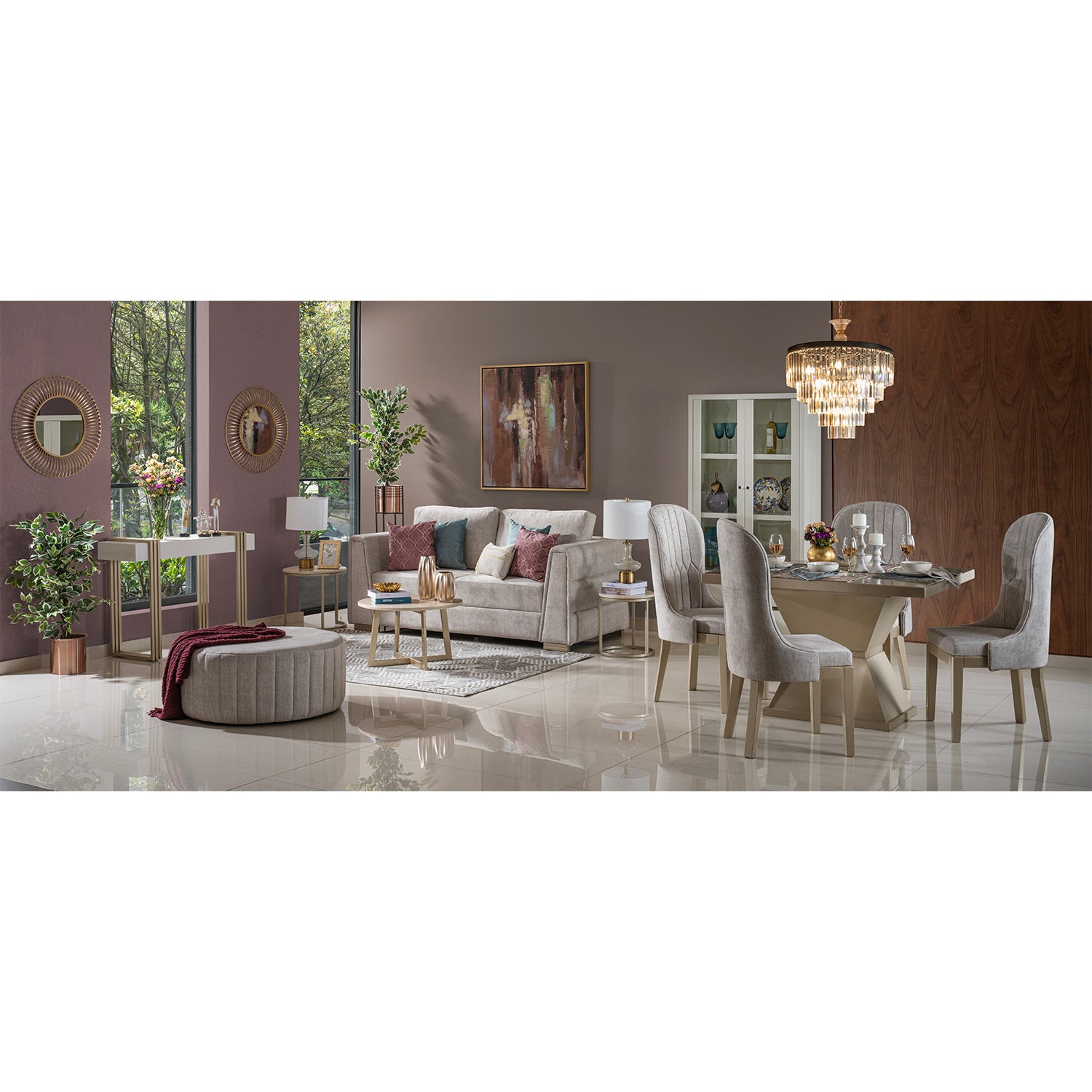 Sofá 3 Ptos Regency Lino Cadiz Crudo
