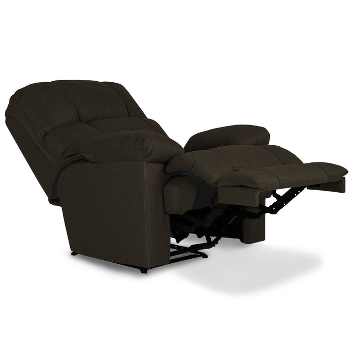 Silla Reclinable Curitiba Microfibra Chocolate