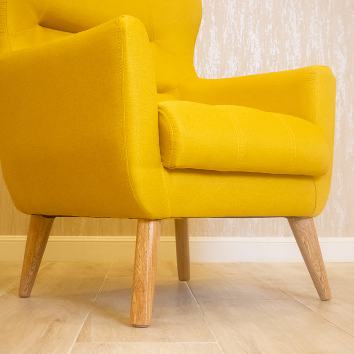 Silla Milenium Lino Amarillo