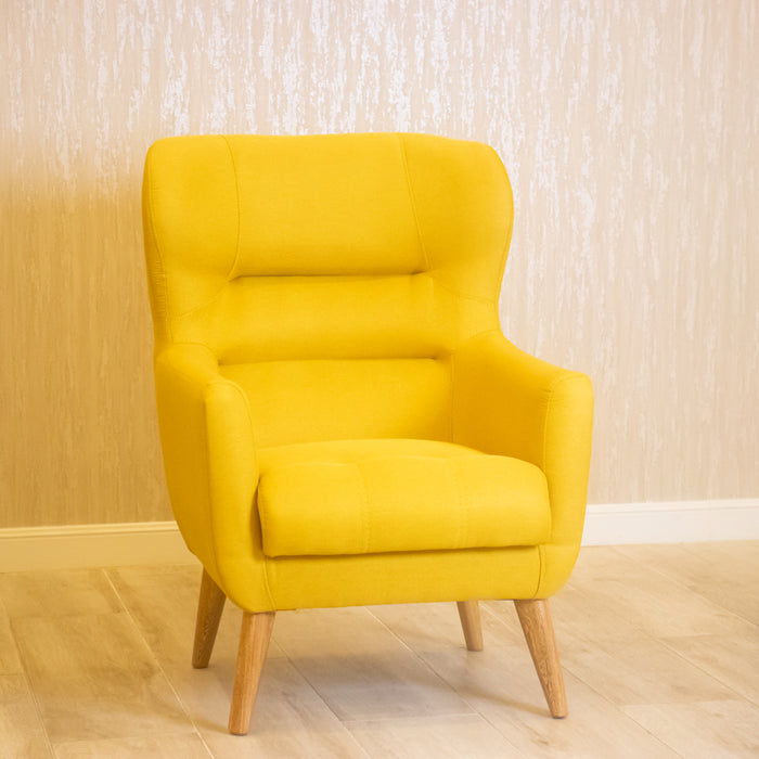 Silla Milenium Lino Amarillo