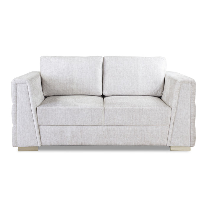 Sofá 2 Ptos Regency Velvet Marmol, Champaña