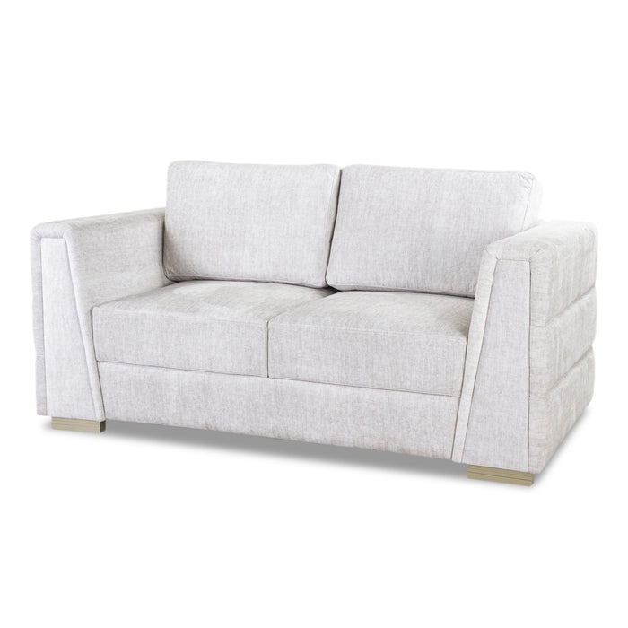 Sofá 2 Ptos Regency Velvet Marmol, Champaña
