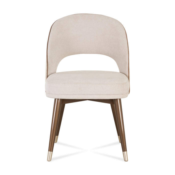 Comedor 6 Puestos Versalles Lino Beige Poliuretano