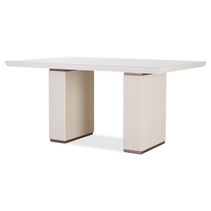 Comedor 6 Puestos Versalles Lino Beige Poliuretano