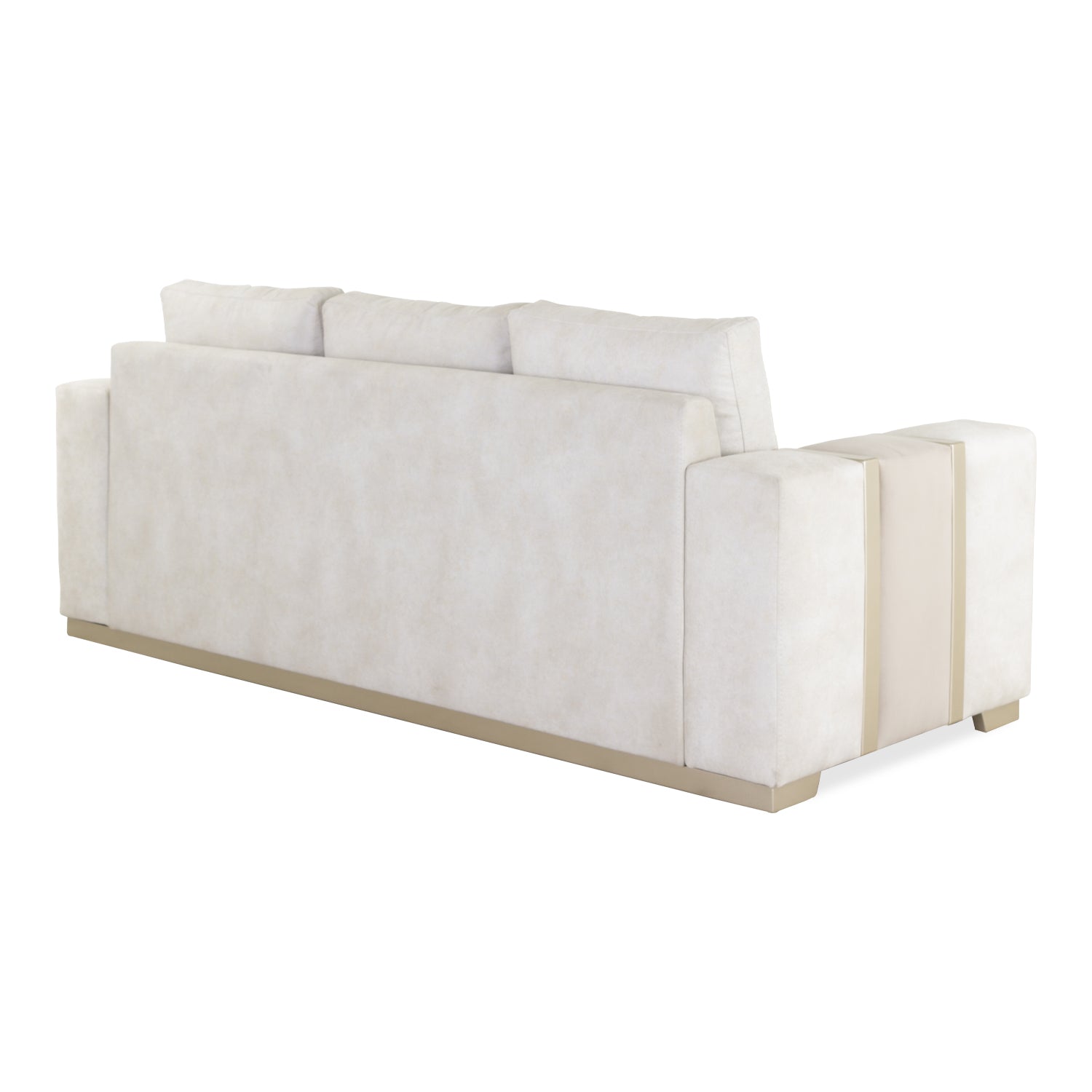 Sofá 3 Puestos Berlin Atlas Marmol Beige,Champaña
