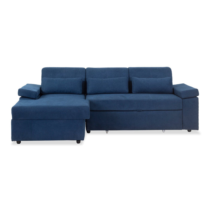Sala Cama Holden Lino Kazan Azul