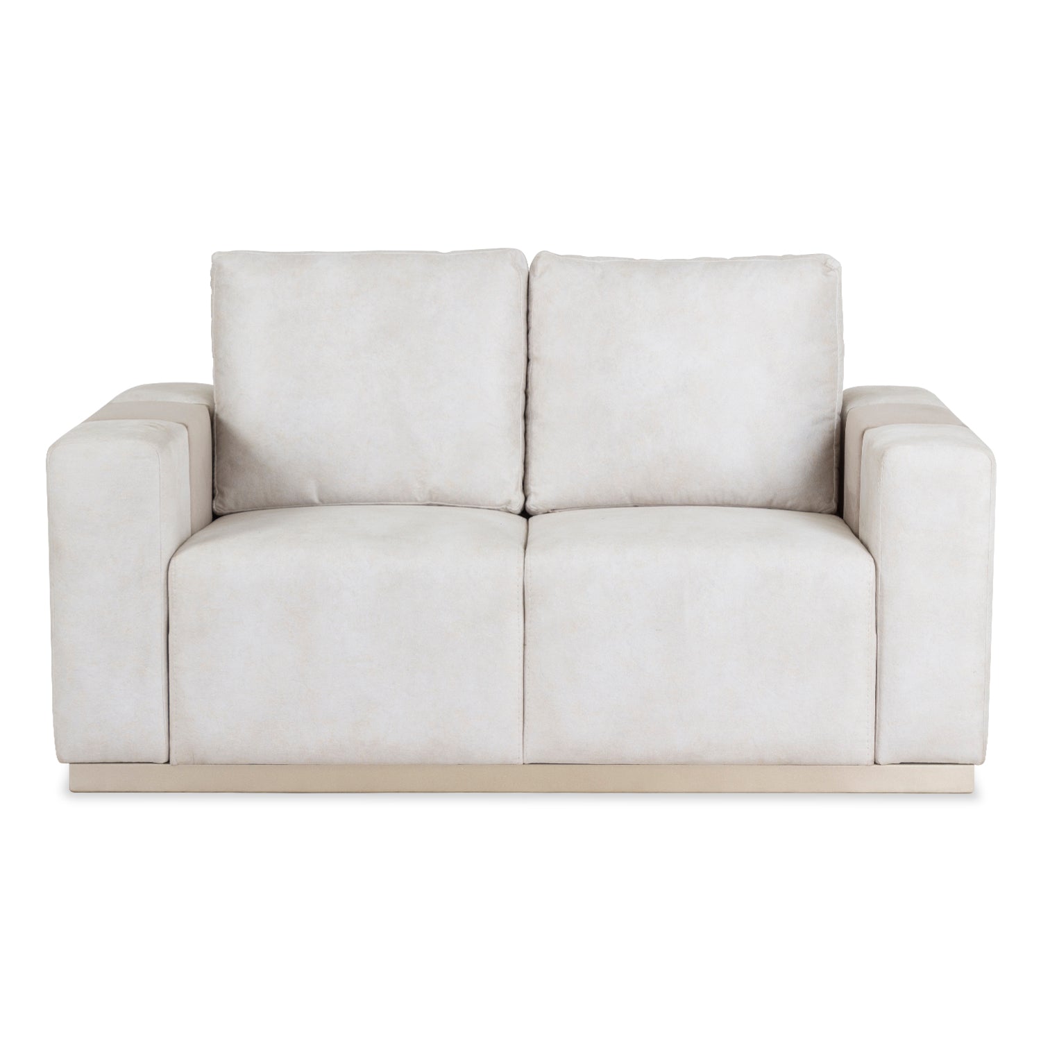 Sofá 2 Ptos Berlin Atlas Beige Champaña