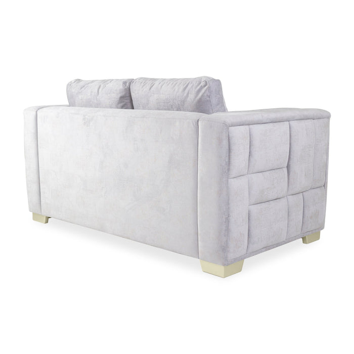 Sofá 3 Ptos Luxury Chenille Plata