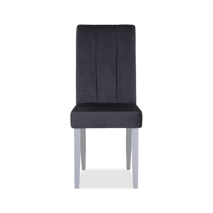 Comedor 6 Puestos Barton Chenille Plata