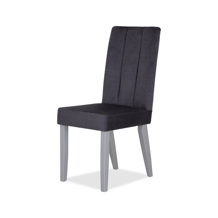Comedor 6 Puestos Barton Chenille Plata