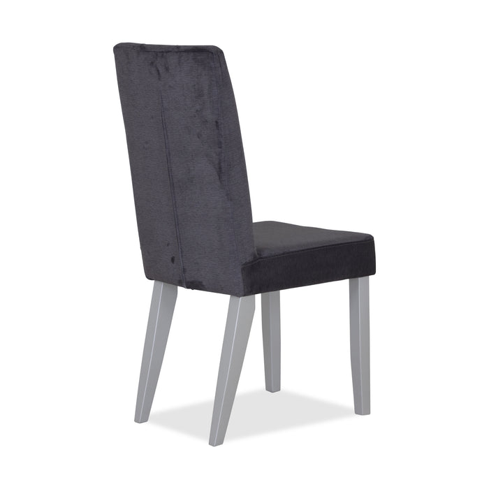 Comedor 6 Puestos Barton Chenille Plata