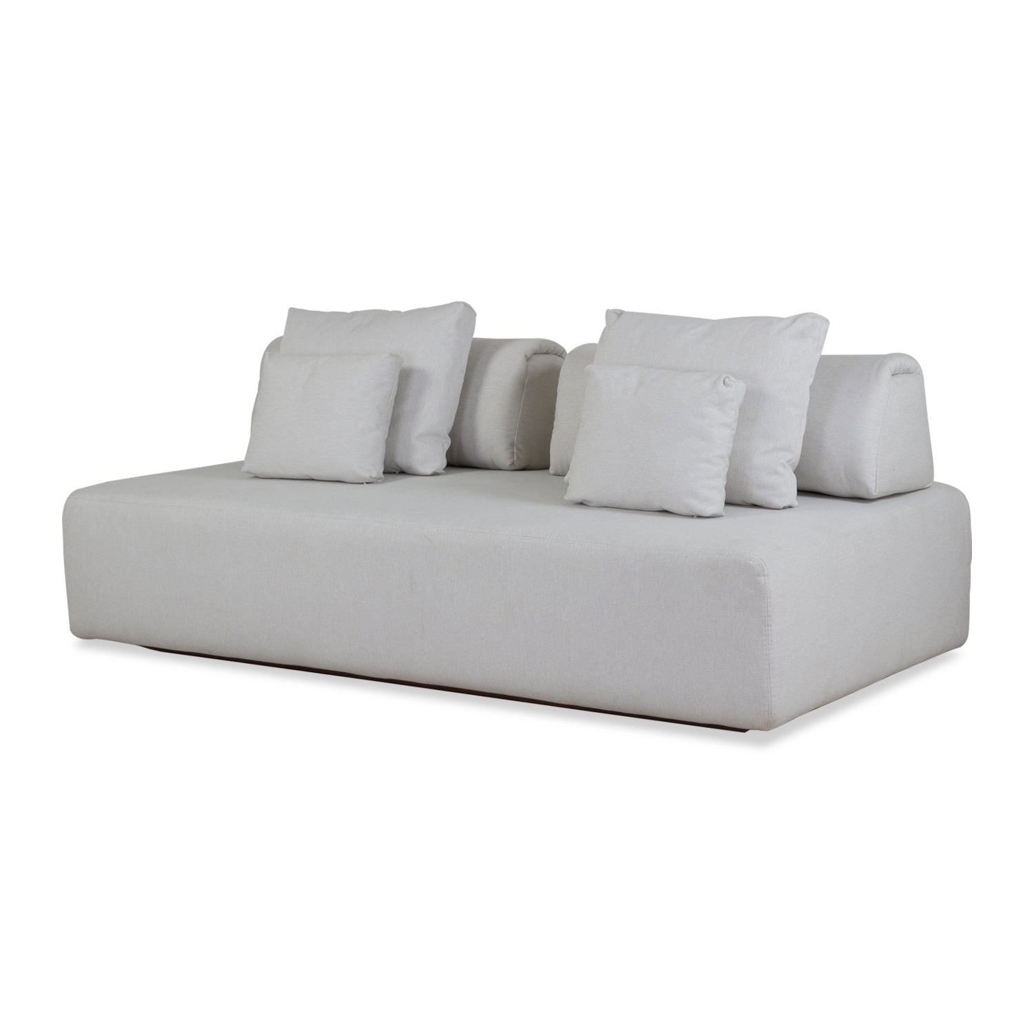 Sofá 3 Ptos Santorini Micofibra Houston Plata