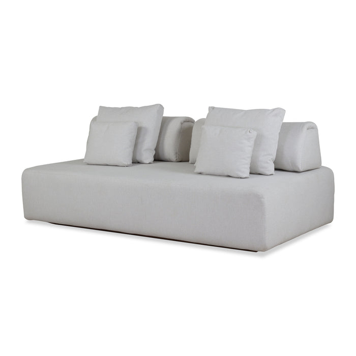 Sofá 3 Ptos Santorini Micofibra Houston Plata