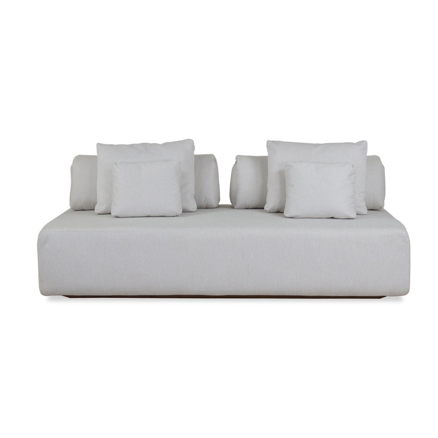 Sofá 3 Ptos Santorini Micofibra Houston Plata