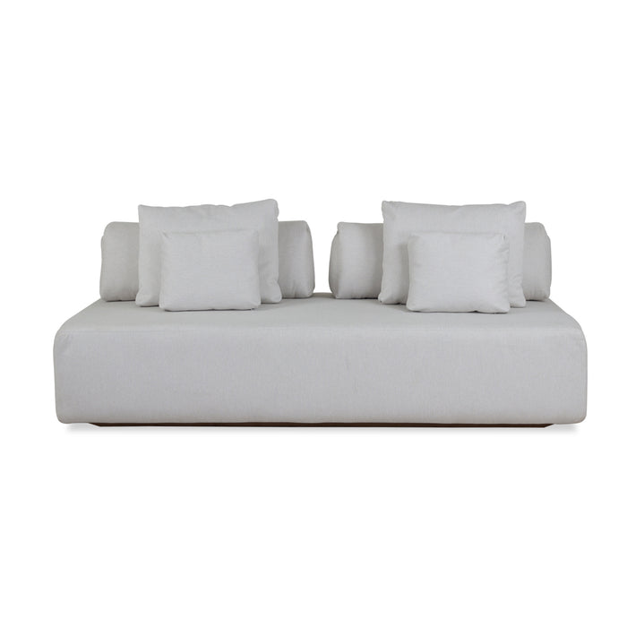 Sofá 3 Ptos Santorini Micofibra Houston Plata