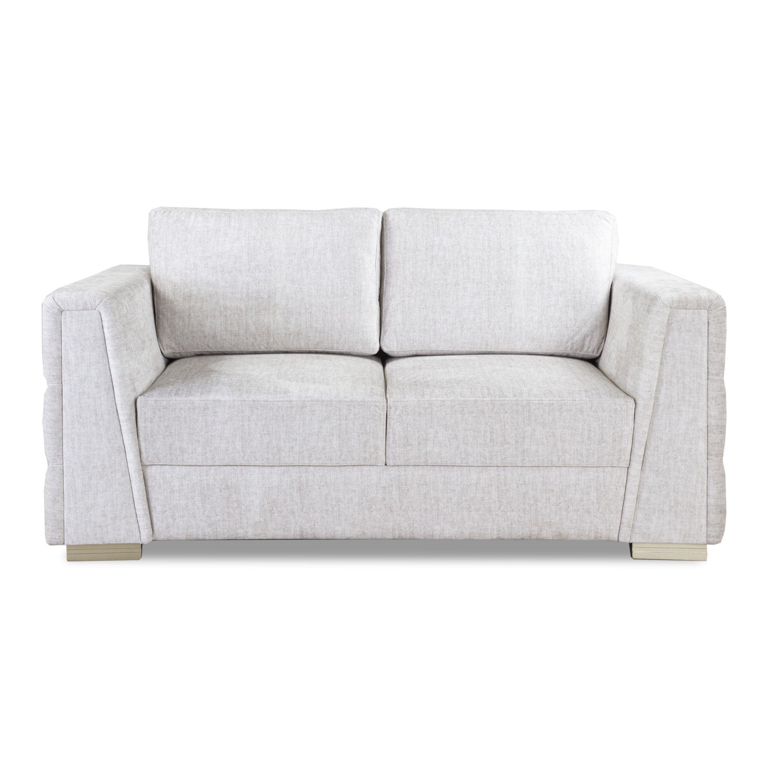 Sofá 2 Ptos Regency Velvet Marmol, Champaña